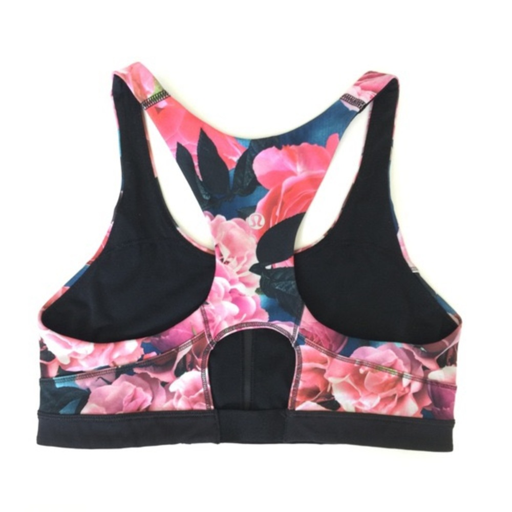 Lily lemon Top Speed Floral Sports Bra
